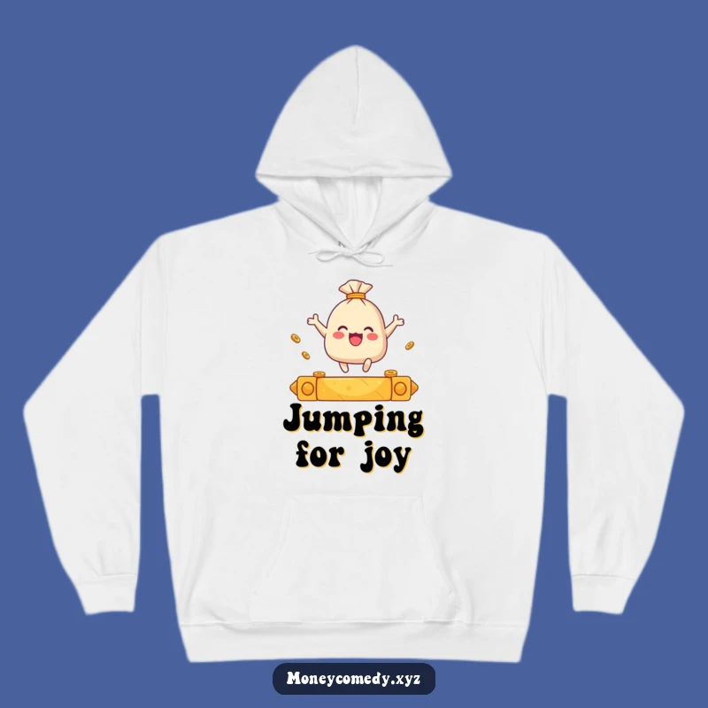 Funny Leaping Coin Hoodie: Cozy Up with Victory, A Warm Funny Gift