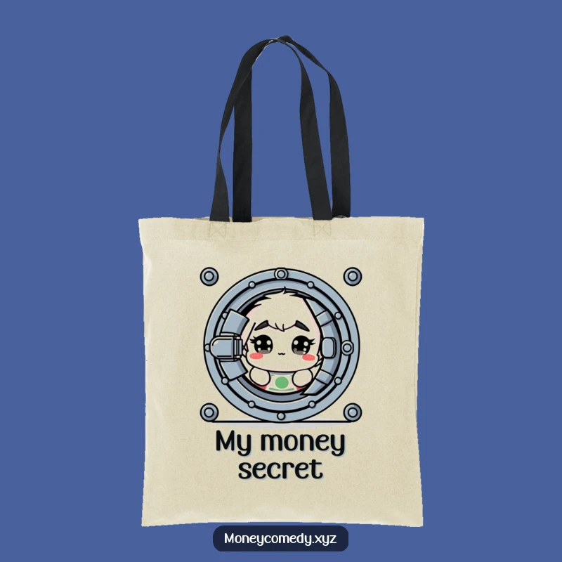 Funny Shy Dollar Tote Bag: Carry Your Secrets, A Practical Funny Gift
